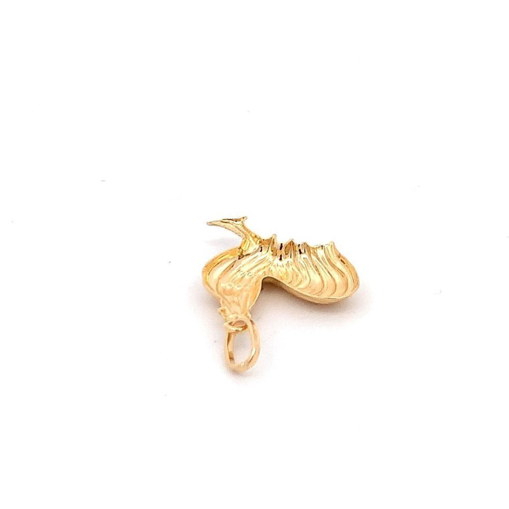 18K Yellow Gold Pendant Rooster Chicken 1.40 grams - Picture 7 of 13